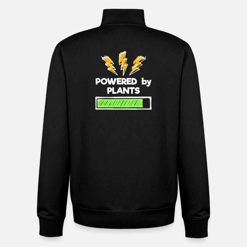Umweltbewusst Vegan Statement - Unisex Organic Zip Sweatshirt von Stanley/Stella - Schwarz