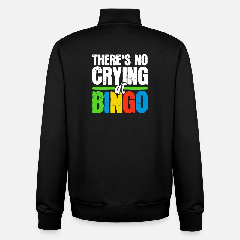 Bingo Bingo Joueurs Bingo Appels - Sweat zippé unisexe en coton bio Stanley/Stella - noir
