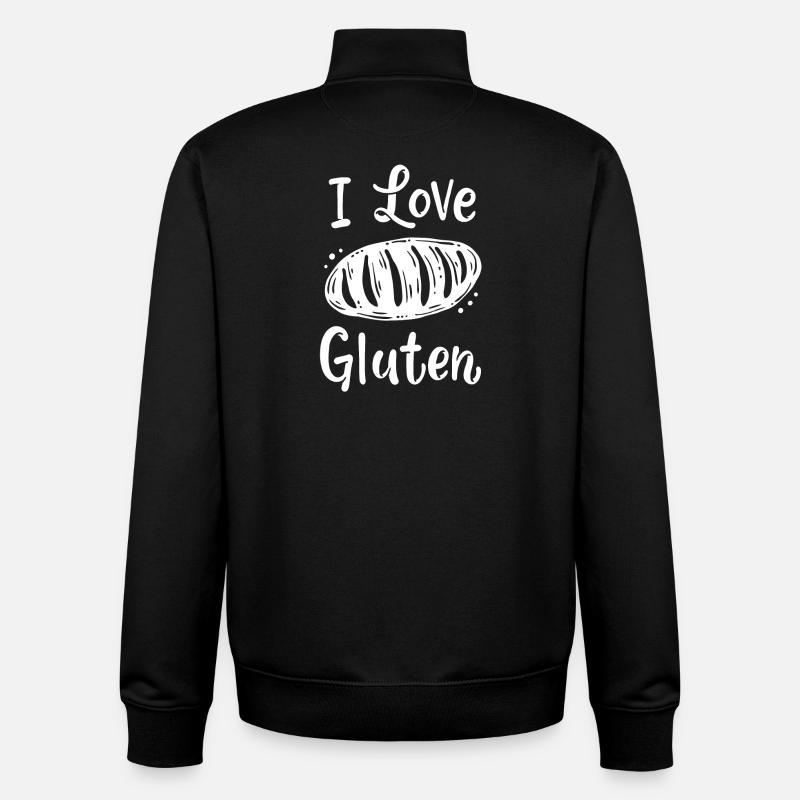 Brot Bäcker - Unisex Organic Zip Sweatshirt von Stanley/Stella - Schwarz