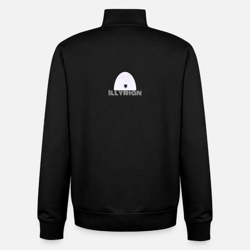 Plisi - Unisex Organic Zip Sweatshirt von Stanley/Stella - Schwarz