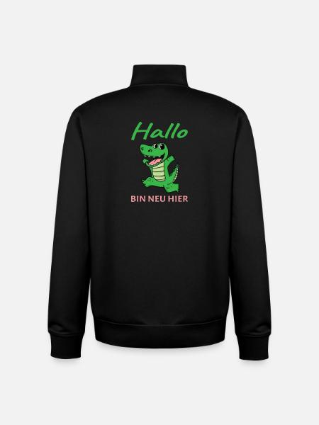 Baby Geburt Nachwuchs - Unisex Organic Zip Sweatshirt von Stanley/Stella - Schwarz