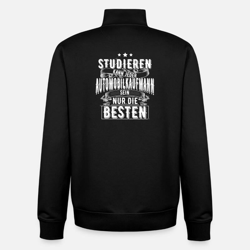 Automobilkaufmann - Unisex Organic Zip Sweatshirt von Stanley/Stella - Schwarz