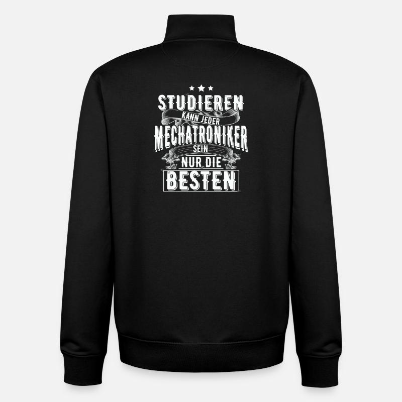 Mechatroniker - Unisex Organic Zip Sweatshirt von Stanley/Stella - Schwarz