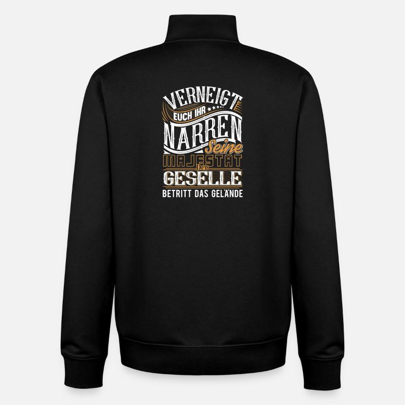 Geselle Gesellenprüfung - Unisex Organic Zip Sweatshirt von Stanley/Stella - Schwarz