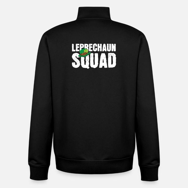 St. Patrick's Day Kobold Irisch - Unisex Organic Zip Sweatshirt von Stanley/Stella - Schwarz