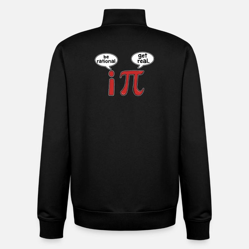 Pi-Tag Pi Math - Unisex Organic Zip Sweatshirt von Stanley/Stella - Schwarz