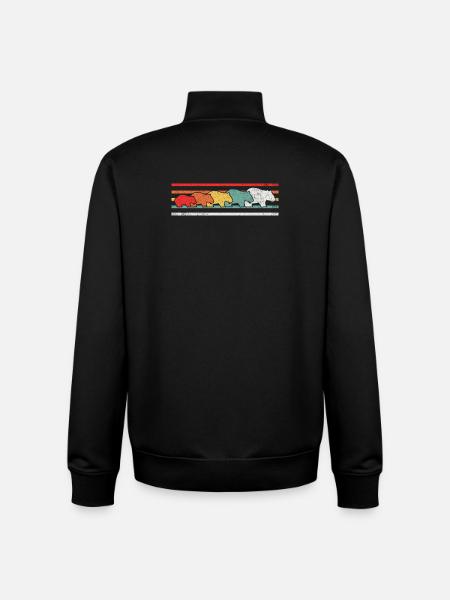 Wombat - Unisex Organic Zip Sweatshirt von Stanley/Stella - Schwarz