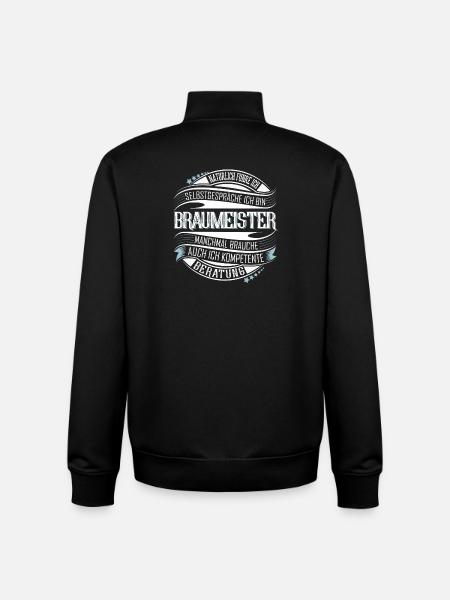 Braumeister - Unisex Organic Zip Sweatshirt von Stanley/Stella - Schwarz