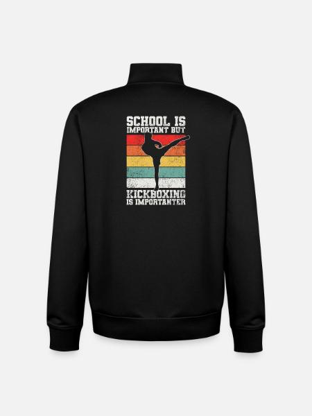 Kickboxen Kickboxer - Unisex Organic Zip Sweatshirt von Stanley/Stella - Schwarz