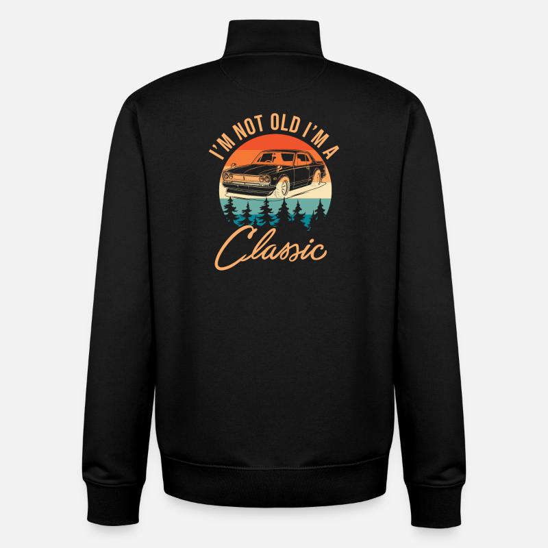 I'm Not Old I'm Classic - Unisex Organic Zip Sweatshirt von Stanley/Stella - Schwarz