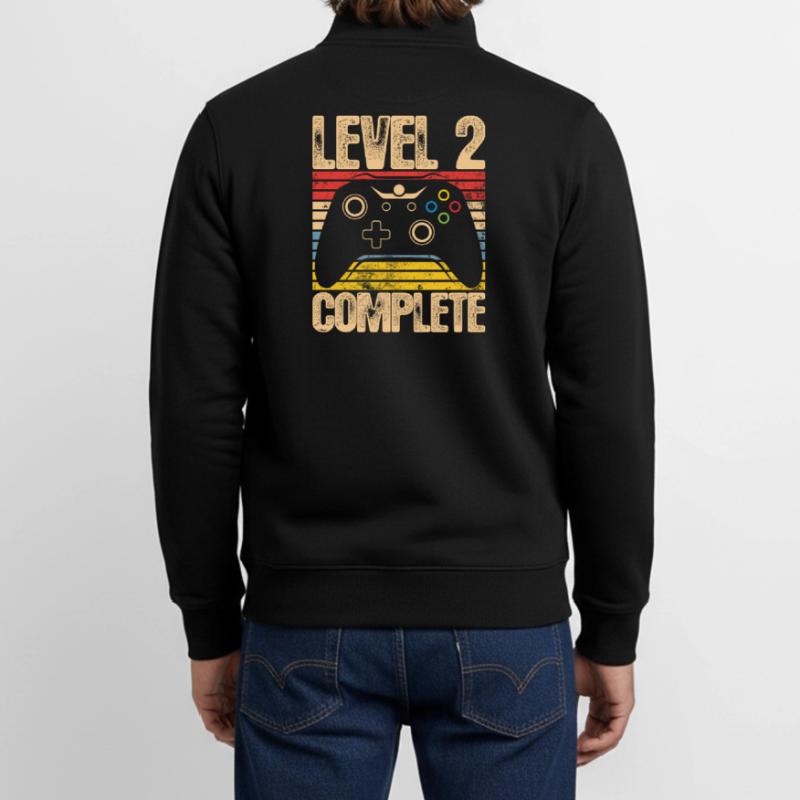 Level 2 Complete Controller Unisex Organic Zip Sweatshirt by Stanley/Stella