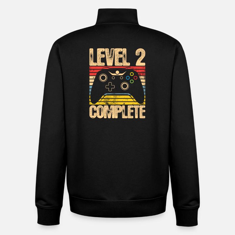 Level 2 Complete Controller - Unisex Organic Zip Sweatshirt by Stanley/Stella - black