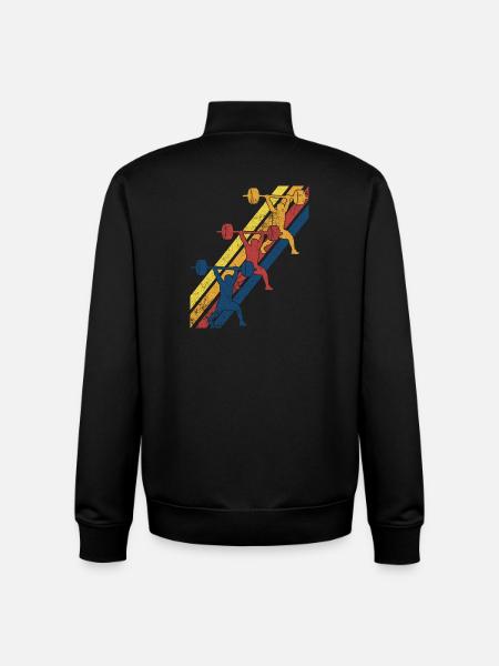 Gewichtheben Gewichtheber - Unisex Organic Zip Sweatshirt von Stanley/Stella - Schwarz