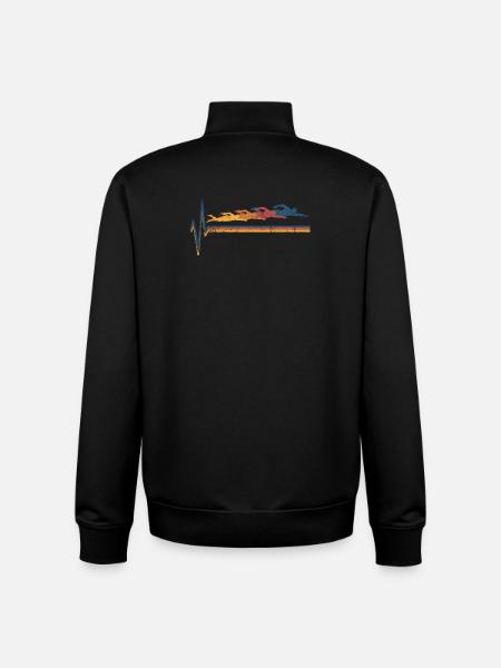 Schwimmen Schwimmer - Unisex Organic Zip Sweatshirt von Stanley/Stella - Schwarz