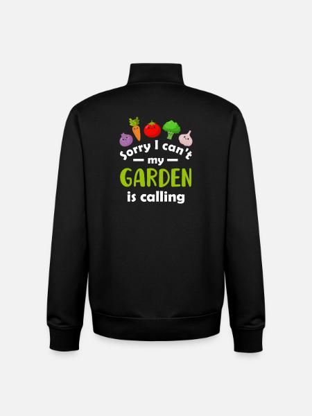 Garten Gärtner Gärtnerin - Unisex Organic Zip Sweatshirt von Stanley/Stella - Schwarz