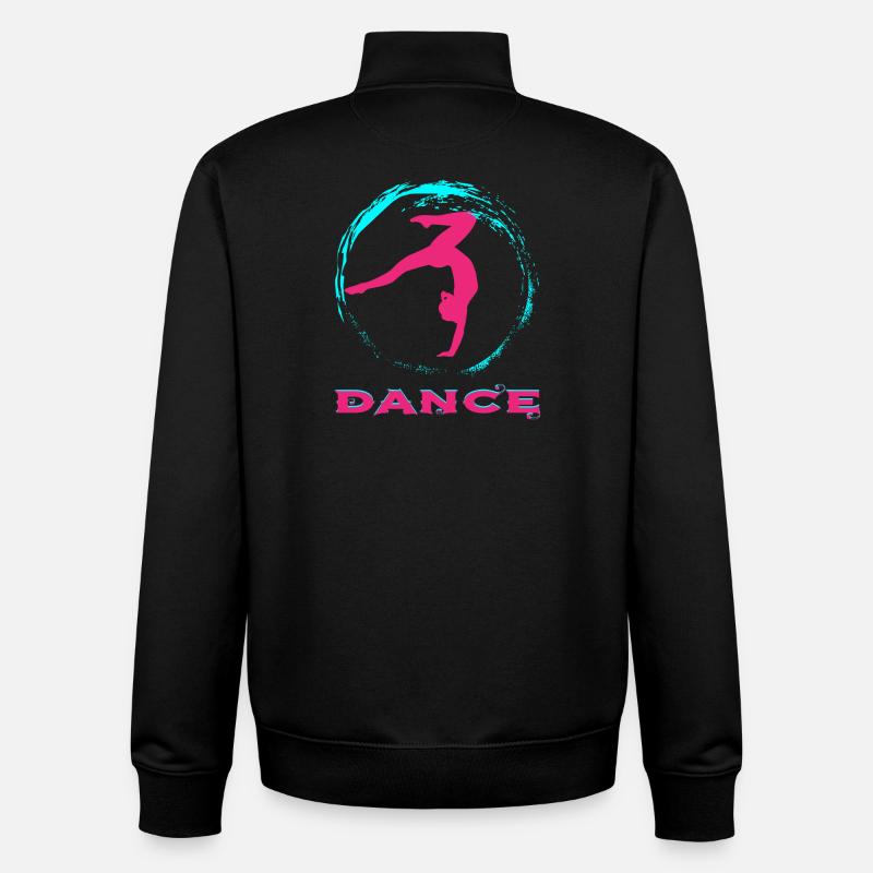 Dance - Unisex Organic Zip Sweatshirt von Stanley/Stella - Schwarz