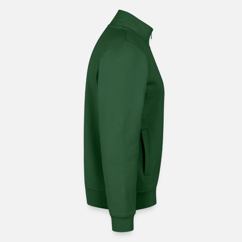 Comté de Meath Irlande | Timbre de contour de carte Sweat zippé unisexe en coton bio Stanley/Stella