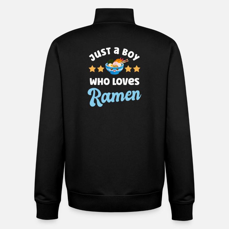 Ramen Nudeln - Unisex Organic Zip Sweatshirt von Stanley/Stella - Schwarz