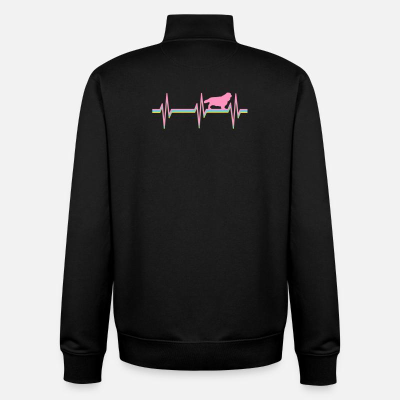 Cavalier King Charles - Unisex Organic Zip Sweatshirt von Stanley/Stella - Schwarz