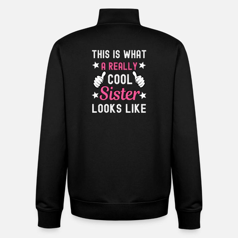 Soeur - Sweat zippé unisexe en coton bio Stanley/Stella - noir