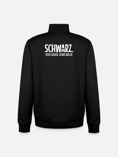 Kaffeetasse Kaffee Kaffeeliebhaber Statement - Unisex Organic Zip Sweatshirt von Stanley/Stella - Schwarz