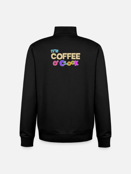 Cool Coffee Caffeine Statement Coffee Lovers - Unisex Organic Zip Sweatshirt by Stanley/Stella - black