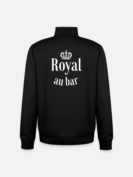 bar, bartender, beer drinker, beer - Unisex Organic Zip Sweatshirt by Stanley/Stella - black