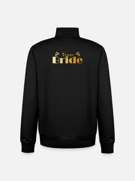 Équipe Bride - Sweat zippé unisexe en coton bio Stanley/Stella - noir