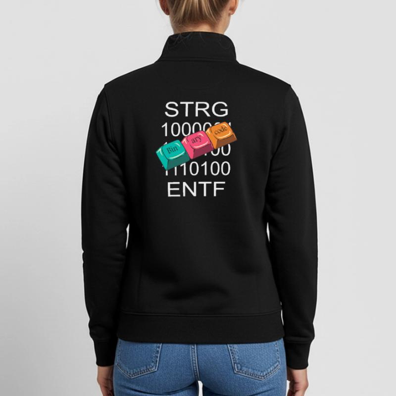 Nerd de l’informatique Sweat zippé unisexe en coton bio Stanley/Stella