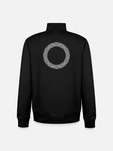 Celtic Knot - Unisex Organic Zip Sweatshirt by Stanley/Stella - black