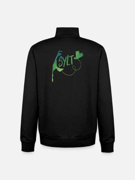 Sylt - Sweat zippé unisexe en coton bio Stanley/Stella - noir