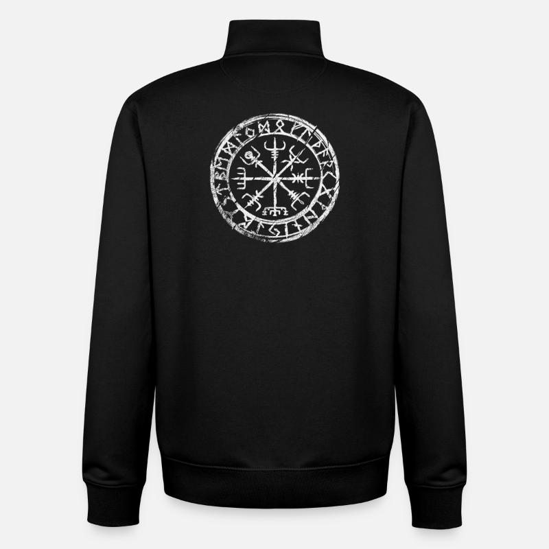 Vegvisir - Unisex Organic Zip Sweatshirt von Stanley/Stella - Schwarz