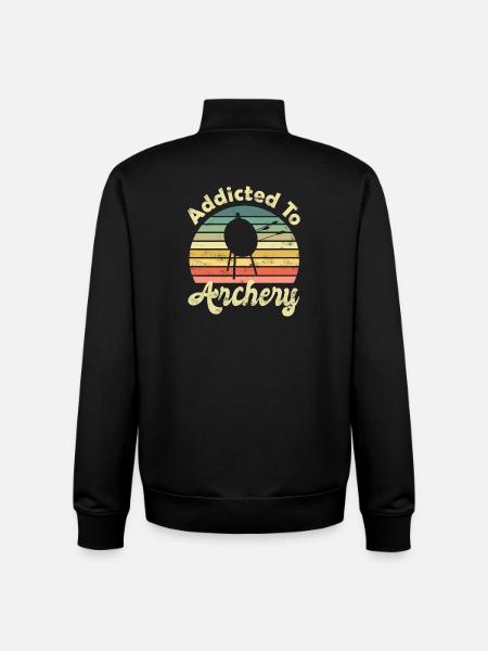 Archery Archery Archer Archer - Unisex Organic Zip Sweatshirt by Stanley/Stella - black