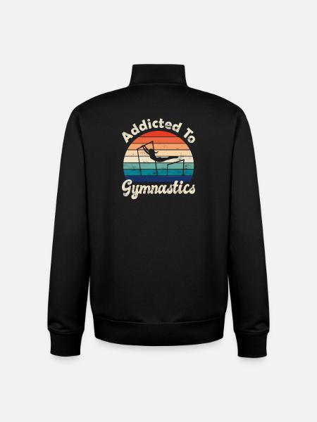 Artistic gymnastics Gymnastics - Unisex Organic Zip Sweatshirt by Stanley/Stella - black