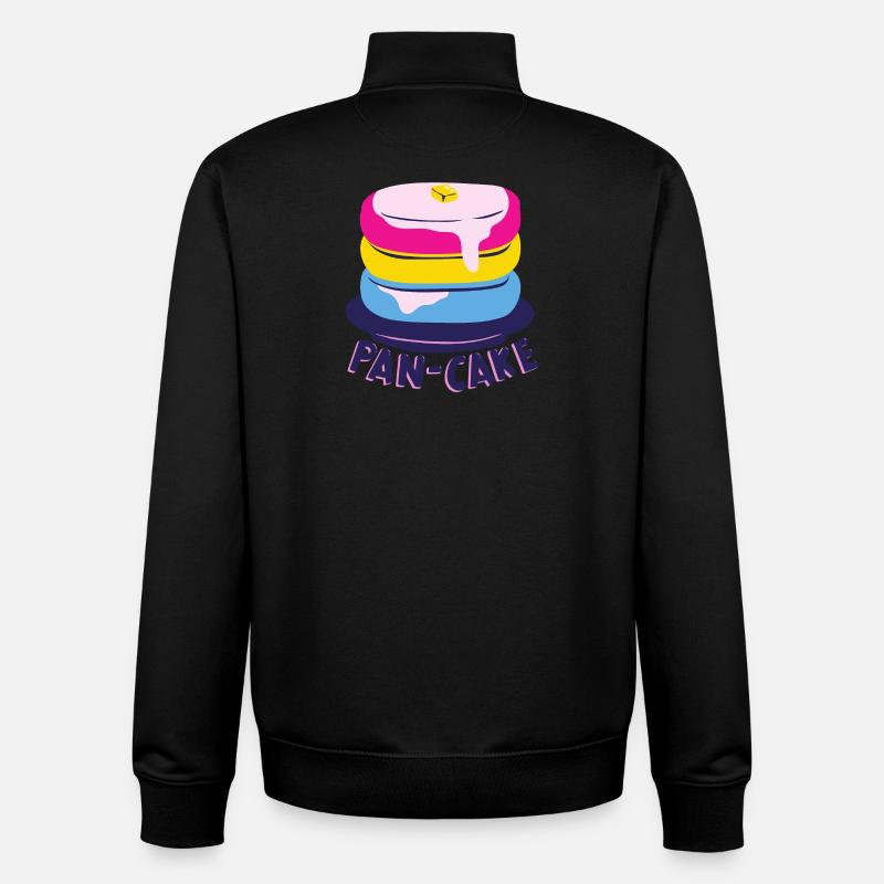 Pansexuel - Sweat zippé unisexe en coton bio Stanley/Stella - noir
