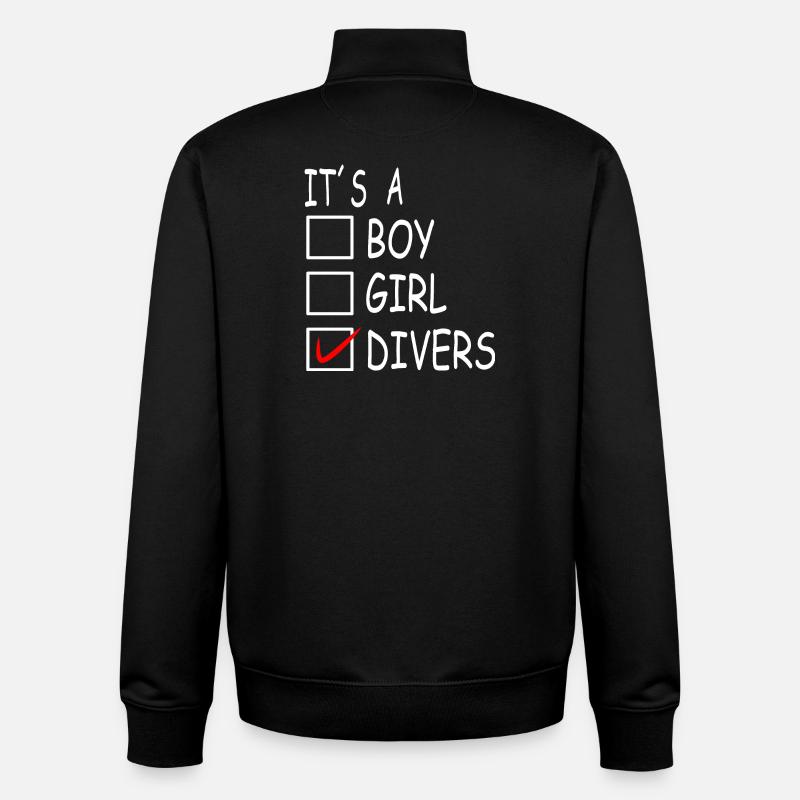 Divers Transgeschlechtlichkeit - Unisex Organic Zip Sweatshirt von Stanley/Stella - Schwarz