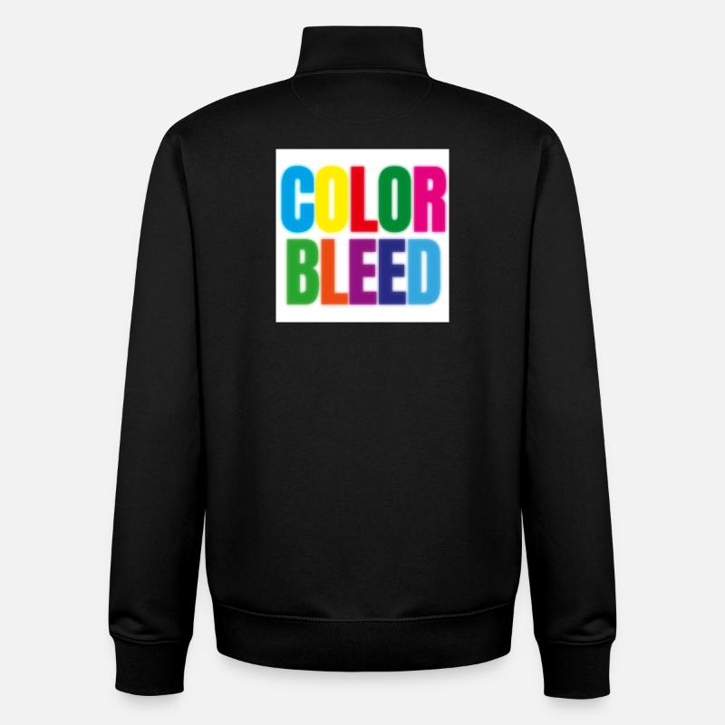 ColorBleed - Unisex Organic Zip Sweatshirt von Stanley/Stella - Schwarz