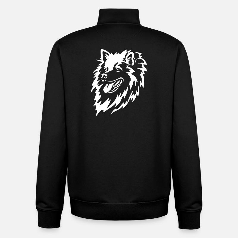 Tête pointue « Black Edition » - Sweat zippé unisexe en coton bio Stanley/Stella - noir