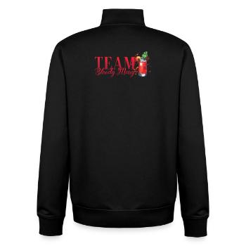 Team Bloody Mary Cocktail for Bartenders - Unisex Organic Zip Sweatshirt by Stanley/Stella - black - Back - AI Model Male 185 light (185cm)