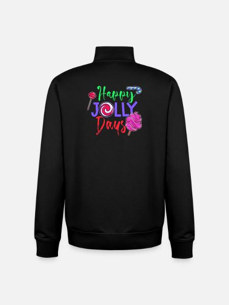 Delicious Dessert Candy Statement Sweets - Unisex Organic Zip Sweatshirt by Stanley/Stella - black