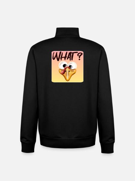 Turkey What - Unisex Organic Zip Sweatshirt by Stanley/Stella - black