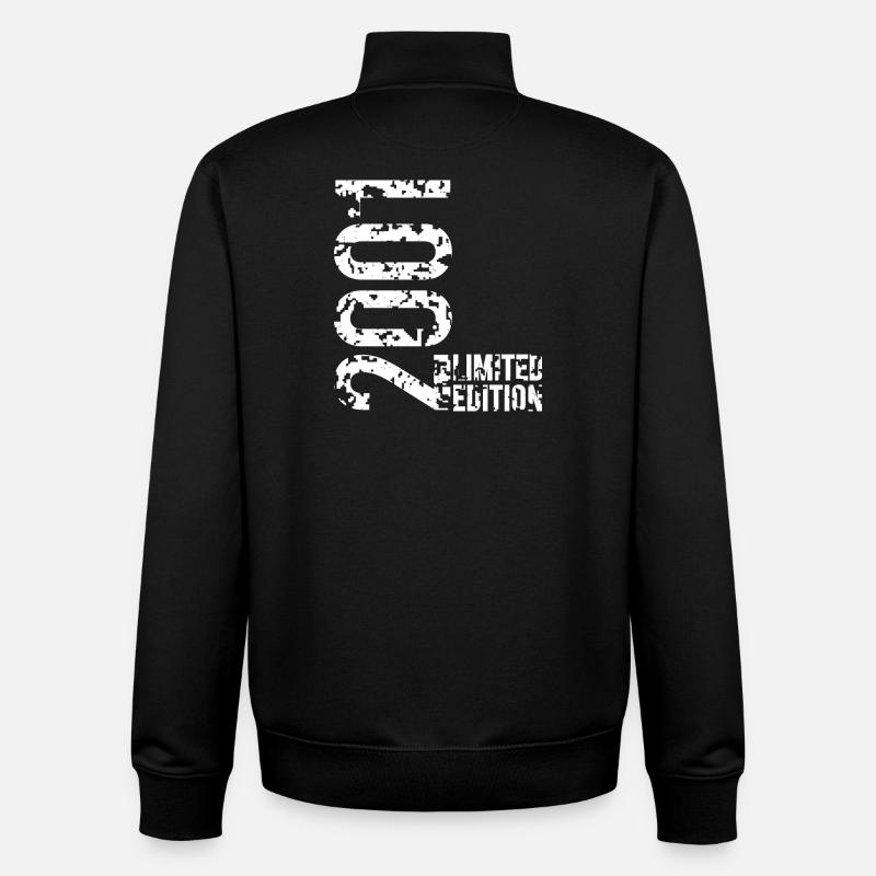 Limited édition l'an 2001 - Sweat zippé unisexe en coton bio Stanley/Stella - noir