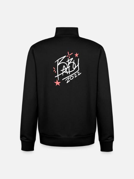 Bébé 2022 - Naissance Enceinte 2022 - Sweat zippé unisexe en coton bio Stanley/Stella - noir