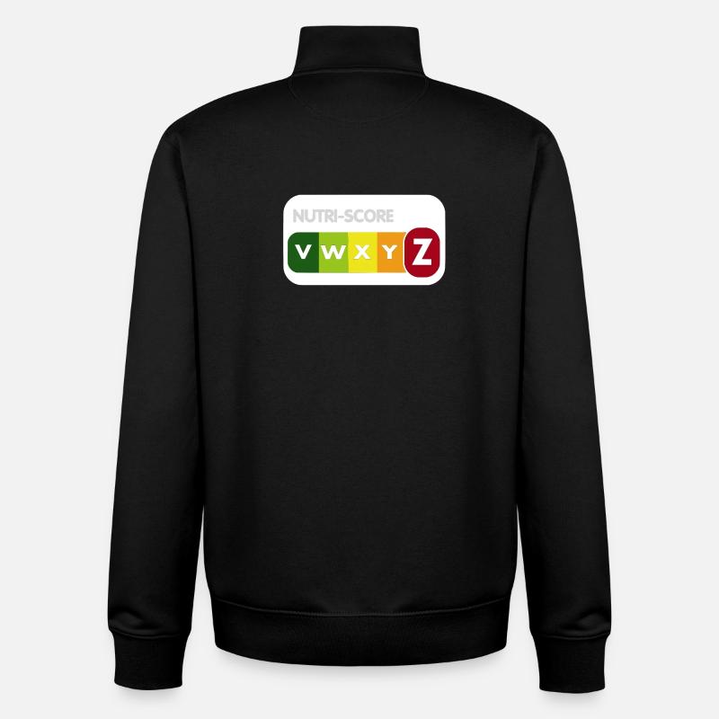 NutriScore - Unisex Organic Zip Sweatshirt by Stanley/Stella - black