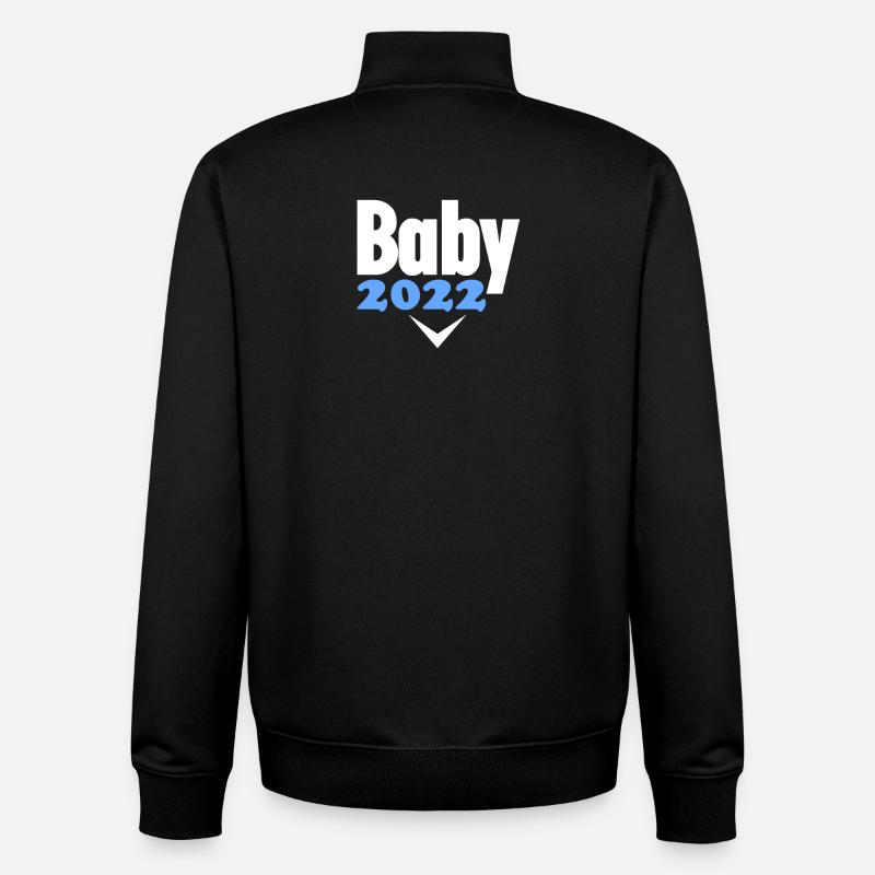 Bébé 2022 - Naissance Enceinte 2022 - Sweat zippé unisexe en coton bio Stanley/Stella - noir
