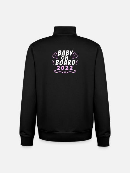 Bébé 2022 - Naissance Enceinte 2022 - Sweat zippé unisexe en coton bio Stanley/Stella - noir