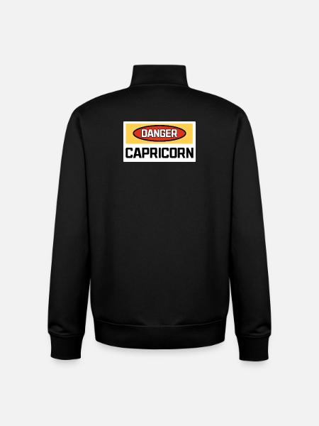 Steinbock Statement Horoskop Galaxie Aberglaube - Unisex Organic Zip Sweatshirt von Stanley/Stella - Schwarz