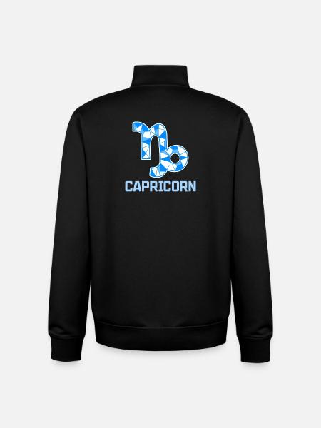 Sternzeichen Steinbock Sterndeutung Horoskop - Unisex Organic Zip Sweatshirt von Stanley/Stella - Schwarz