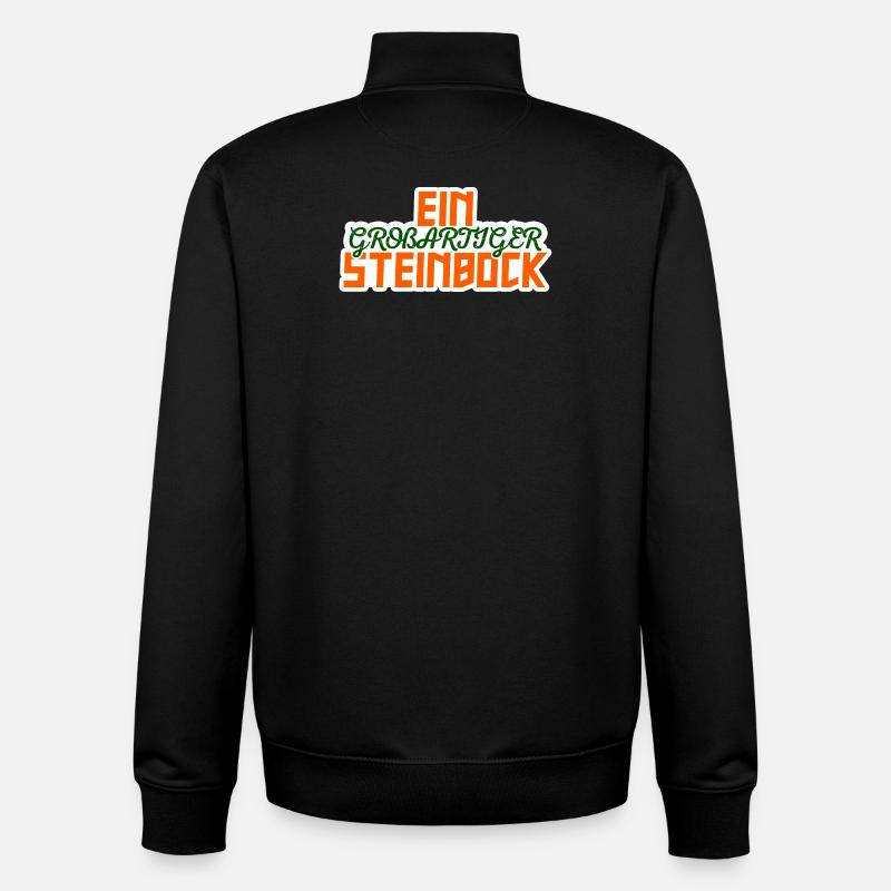 Steinbock Galaxy Statement Tierkreiszeichen Himmel - Unisex Organic Zip Sweatshirt von Stanley/Stella - Schwarz