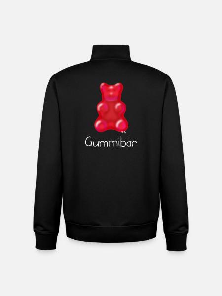 Gummibär - Unisex Organic Zip Sweatshirt von Stanley/Stella - Schwarz